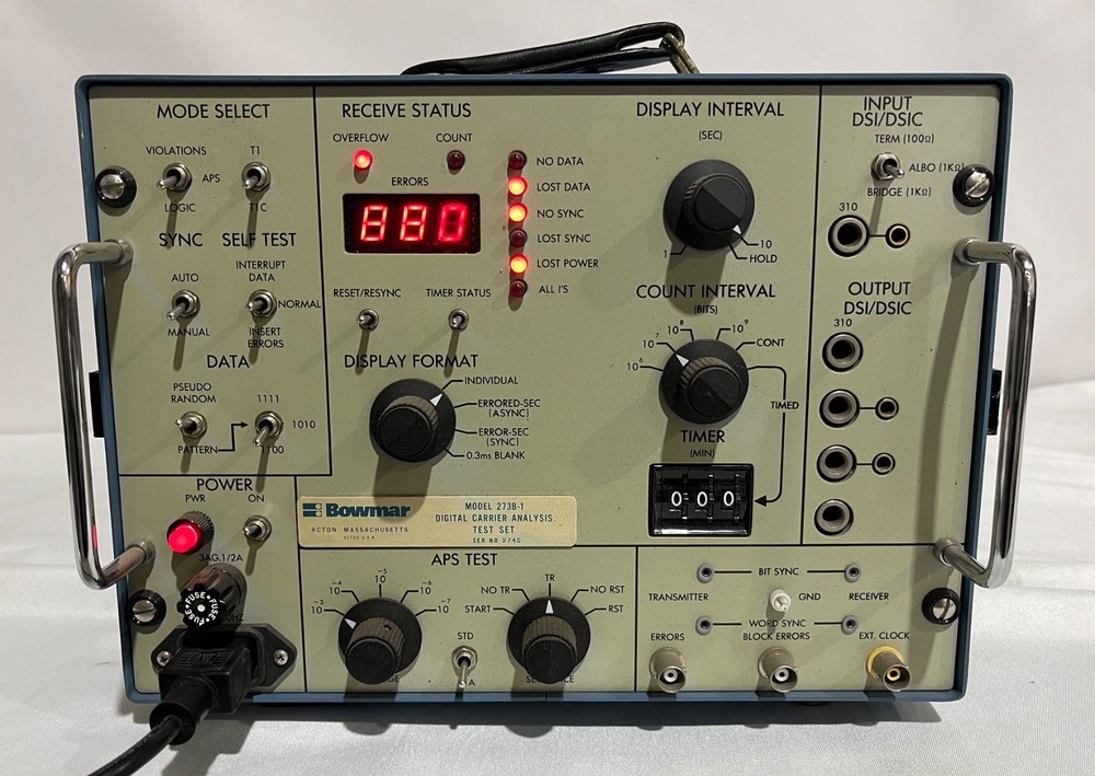 Bowmar Digital Carrier Analysis Test Set (Model 273B-1)