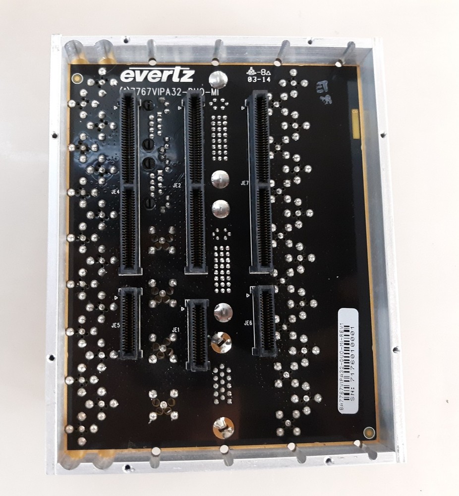 Evertz 7867VIPA32-DUO-3G-DIN 3G/HD/SD Multi Display Processor Backplane