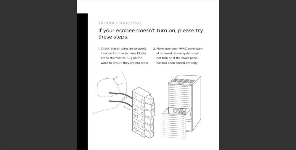 Ecobee4 Installation Guide Instructions Reprint