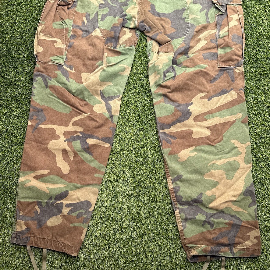 US Military Woodland Camo Pants Mens Large Regular M81 USGI Tactical