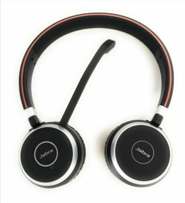 Jabra Evolve 65 UC Stereo Wireless Bluetooth Headset Connectivity- Reconditioned