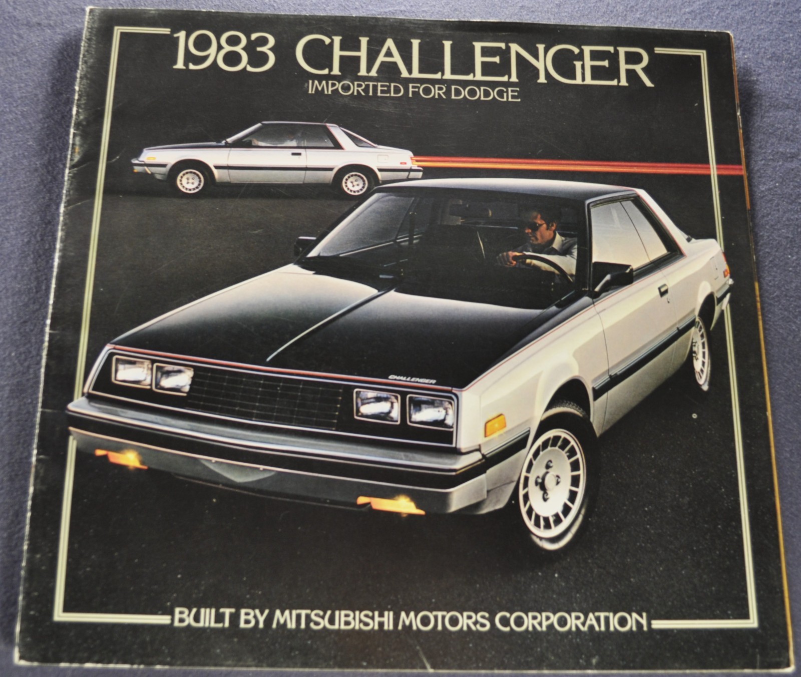 1983 Dodge Challenger Coupe Catalog Brochure Mitsubishi Nice Original 83
