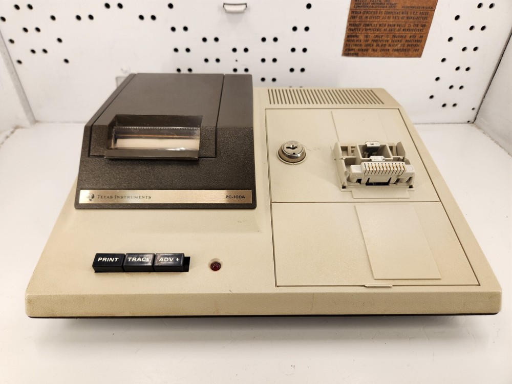 Texas Instruments TI Programmable 59 Calculator PC-100A No Power Cord UNTESTED