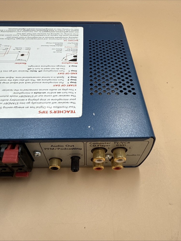 Frontrow Pro Digital 940R Classroom Amplifier - TESTED