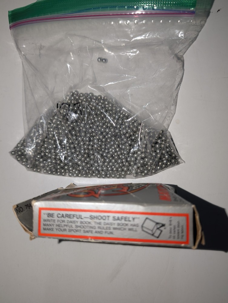 Daisy Quick Silver Match Grade BB’s ~ # 7541 ~ BB cal 4.5mm Open Box