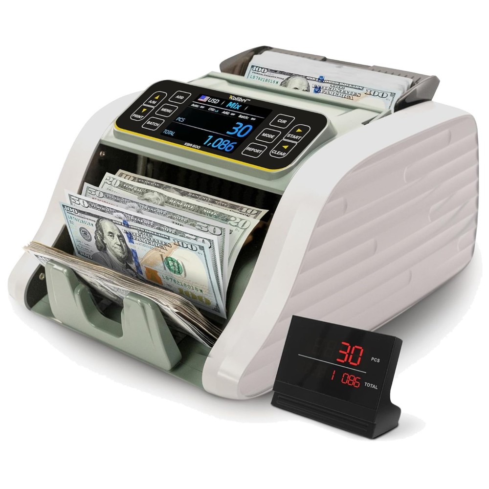 Compact Money Count Machine with Zero-Error Features & Multi-Currency Support