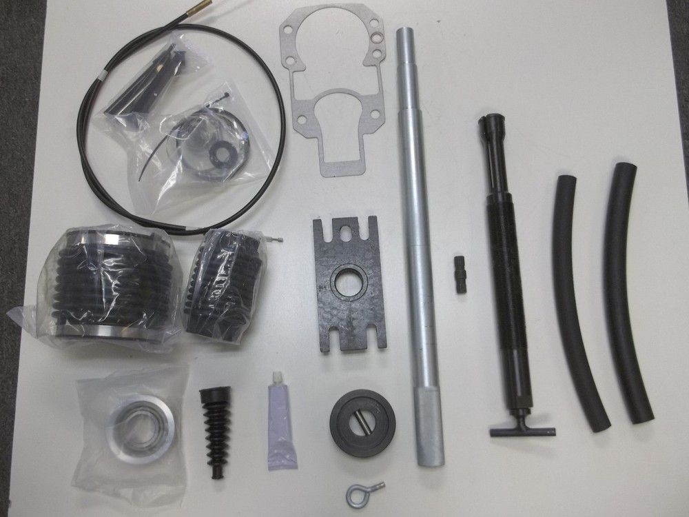 Alpha One Gen 1 gimbal bearing with TOOLS bellows puller shift cable Mercruiser