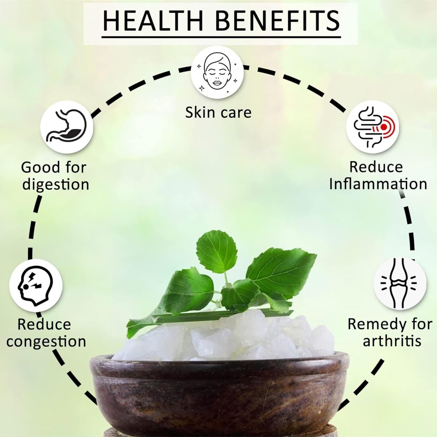 SOUL STICKS Natural Camphor Blocks Pure Camphor Tablets for Aromatherapy & Puja