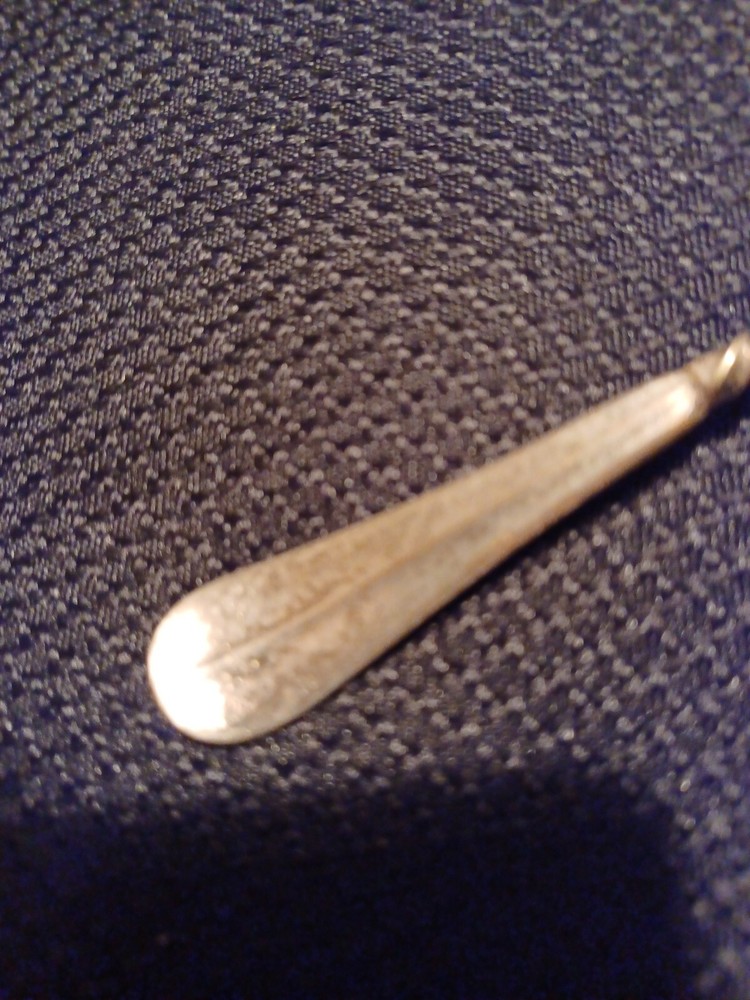 VTG SILVERPLATE TWISTED ROPE STEM SERVING SPOON FLATWARE SFW-17
