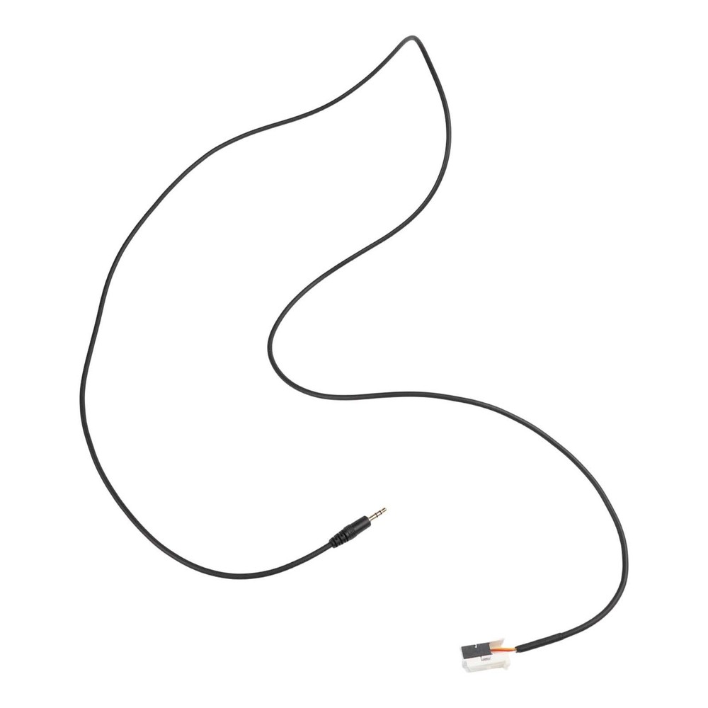 1pc Car Auto Black Auxilliary Cable Audio Adapter Connector For E60 E63 E66