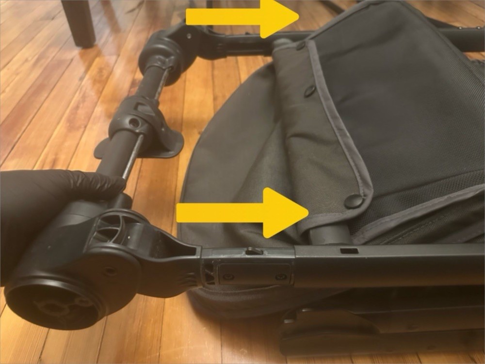 Nuna Mixx Stroller Frame Only READ DESCRIPTION