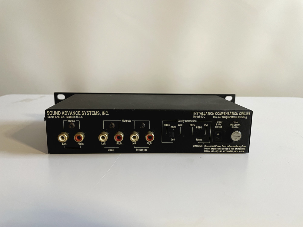 Sound Advance Installation Compensation Circuit
