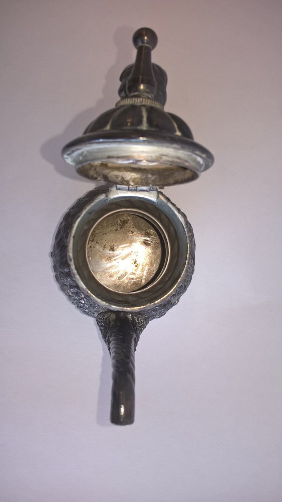 Simpson Hall Miller Coffee Tea Server Antique Victorian Repousse Silverplate 8"