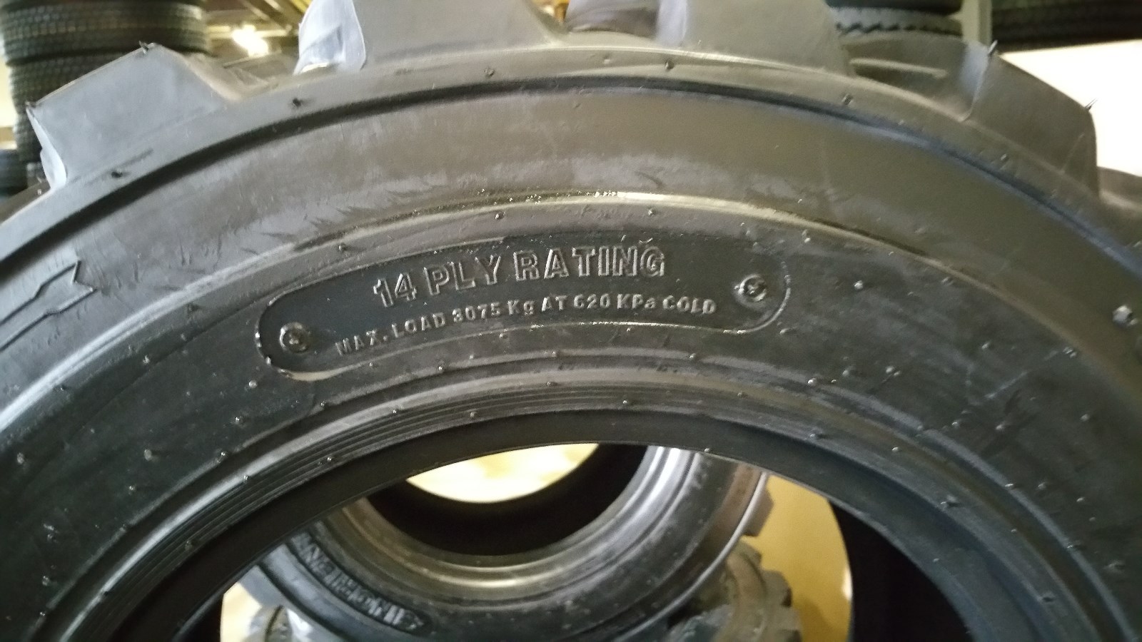 1-TIRE, 12-16.5, 12X16.5 SKS 14 PLY NEW ROAD CREW SKID STEER TIRES FOR BOBCAT