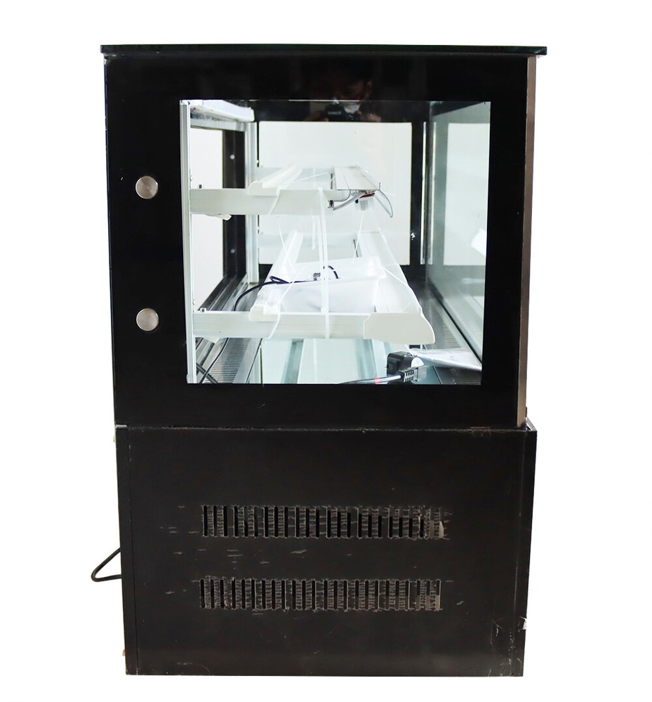 47''Countertop Refrigerators Cake Showcase Right Angle Cooling Display Case 220V