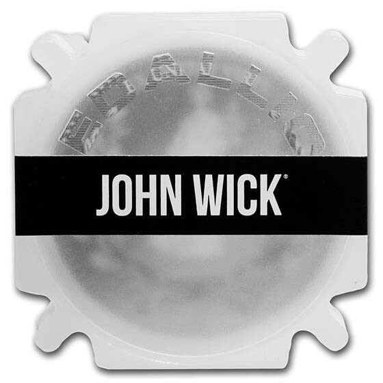 John Wick® 1 oz Silver Continental Coin - .999 Fine Silver John Wick Coin