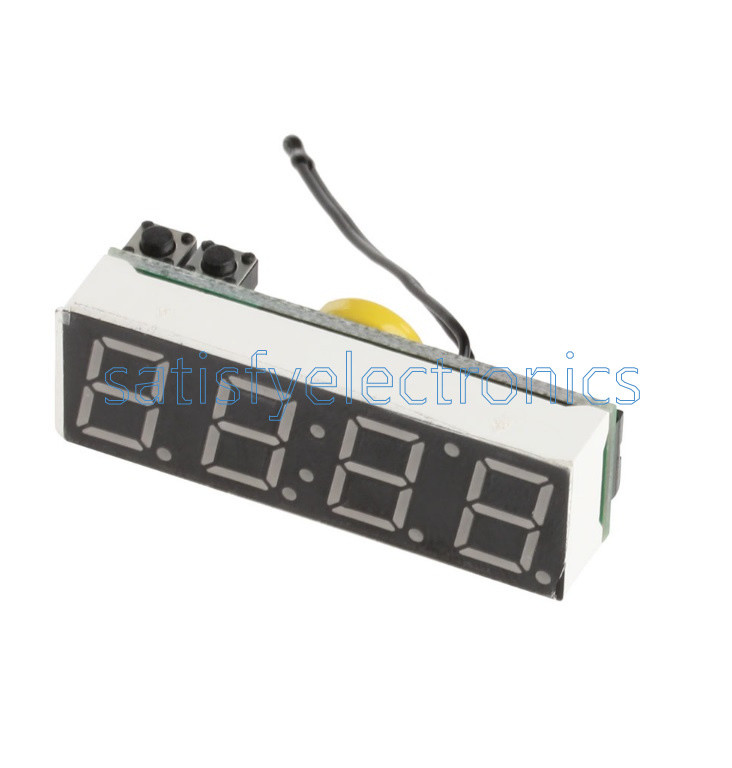 3 in 1 LED DS3231SN Digital Clock Temperature Voltage Module DIY Electronic Blue