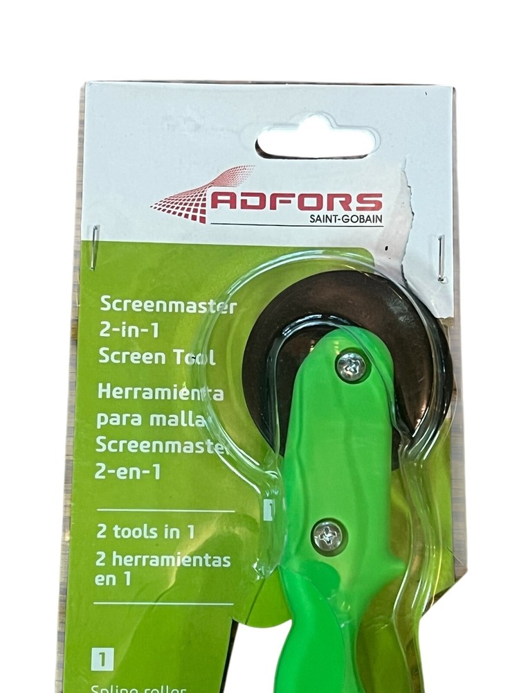 Screen Tool Roller Replacing Window And Door Screens ADFORS Screenmaster 2-in-1