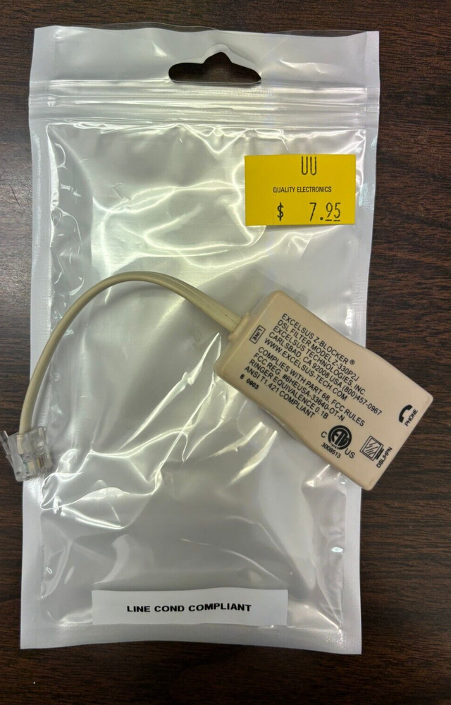 Excelsus Z-Blocker DSL Filter Model Z-330P2J