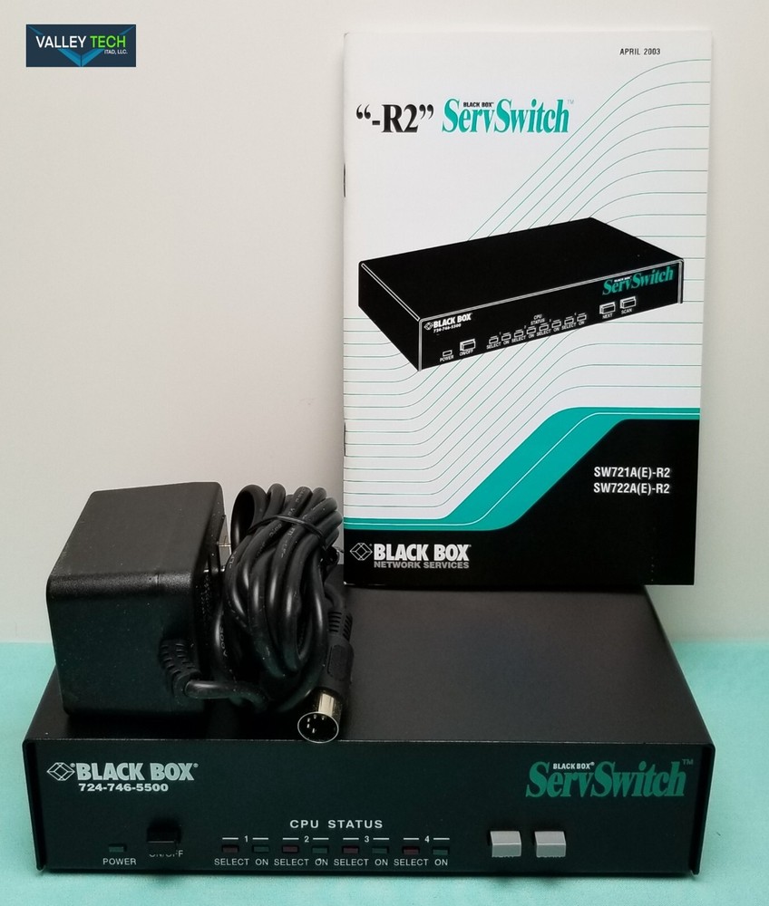 Black Box  ServSwitch  SW721A E R2 SW722A E R2 NEW