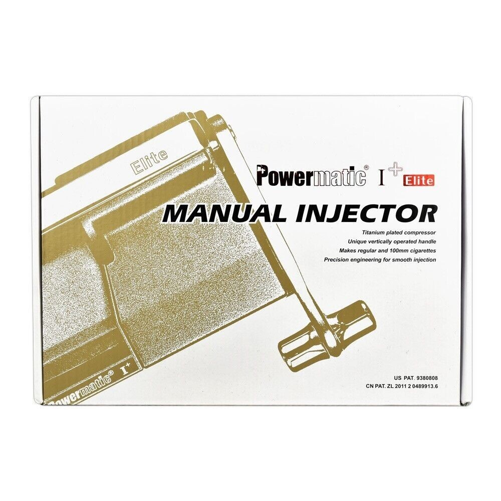 🔥😎 POWERMATIC I+ ELITE MANUAL CIGARETTE INJECTOR 100MM & 78MM CIG COMPATIBLE