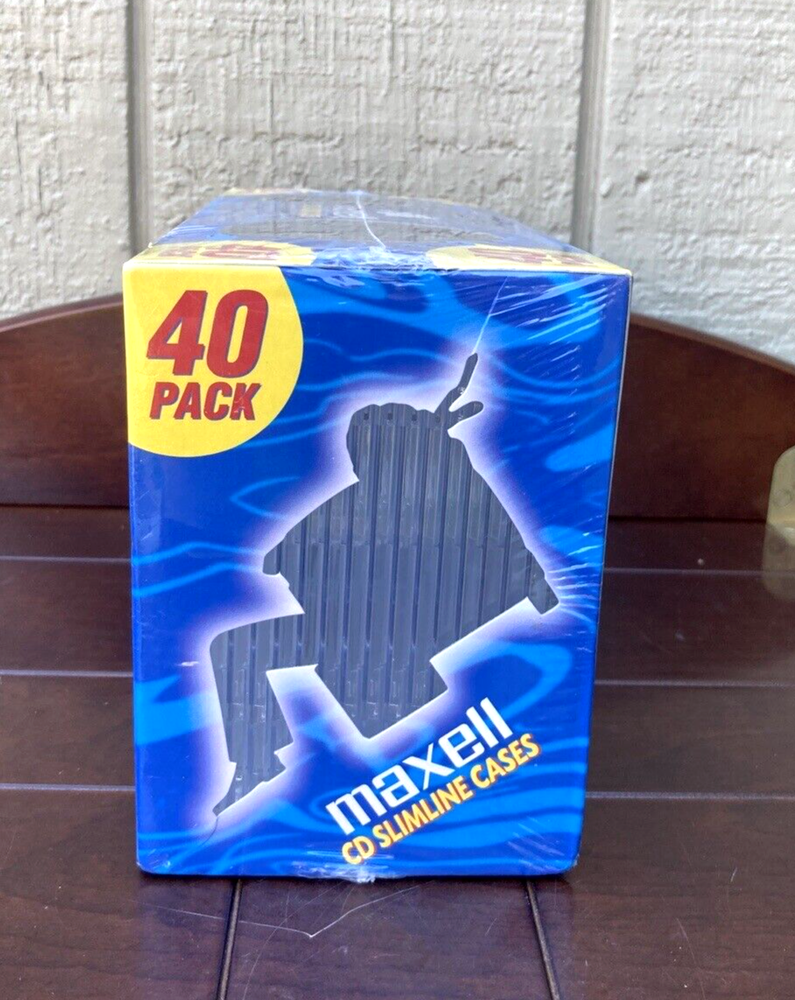 MAXELL slimline jewel cases (40) New
