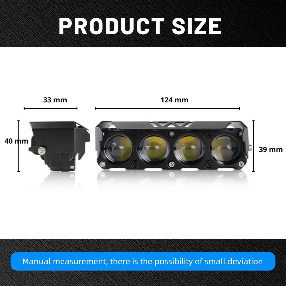 Pair For 2017-2024 Can-Am Maverick X3 UTV 5'' LED Work Driving Lights Fog Pods