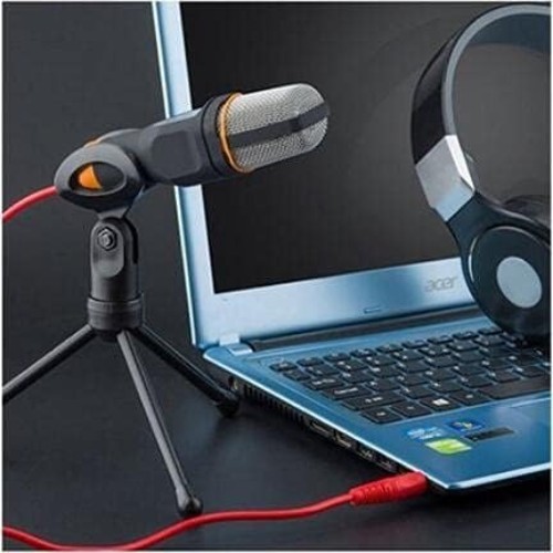 Condenser Microphone with Desktop Stand - Perfect for Gaming & Streaming