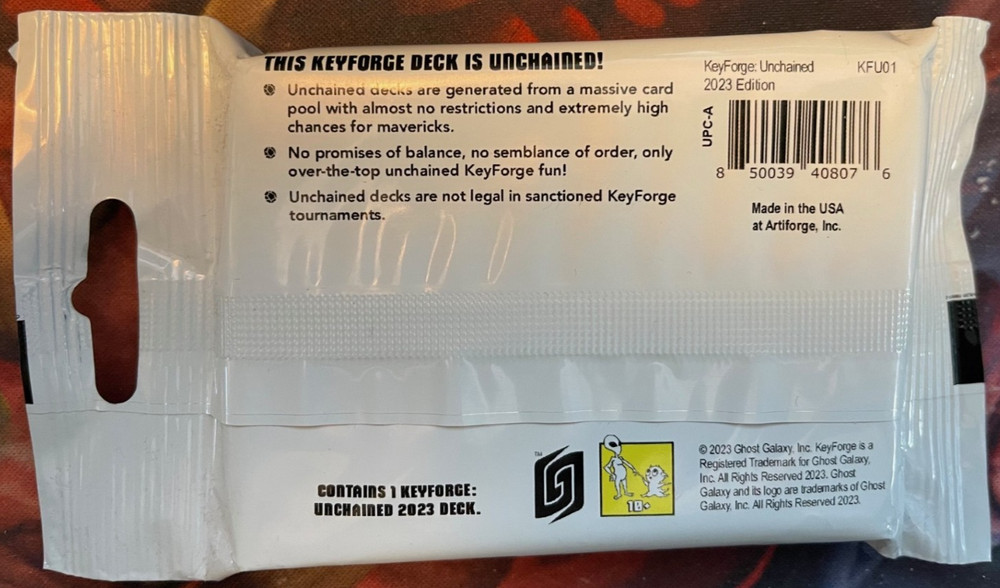 KeyForge UNCHAINED set Archon deck always unique NEW SEALED by Ghost Galaxy