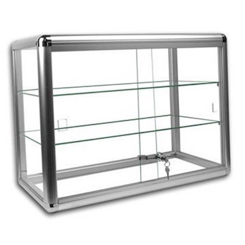 Only Hangers Silver Countertop Showcase