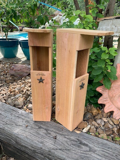 Veteran made Owl Nesting Box - Screech Owl House