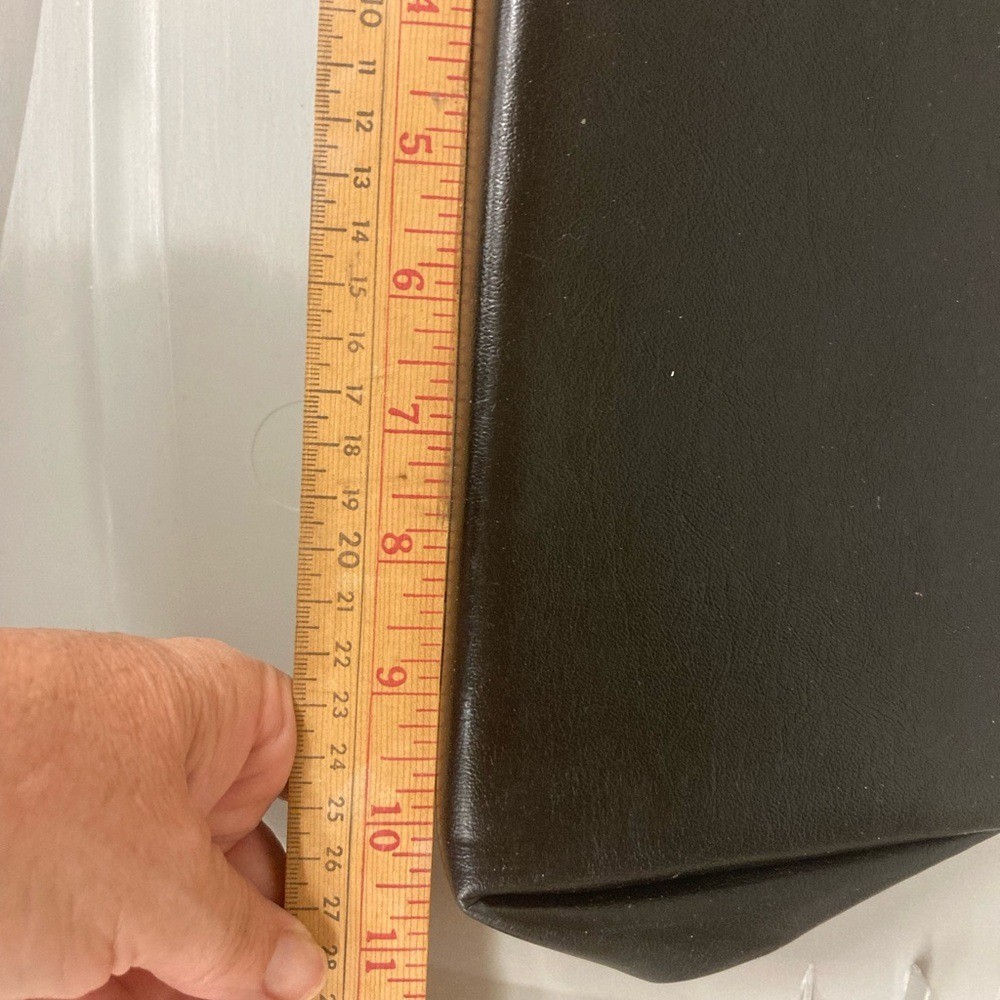 Sophisticated Black Leather Wristlet