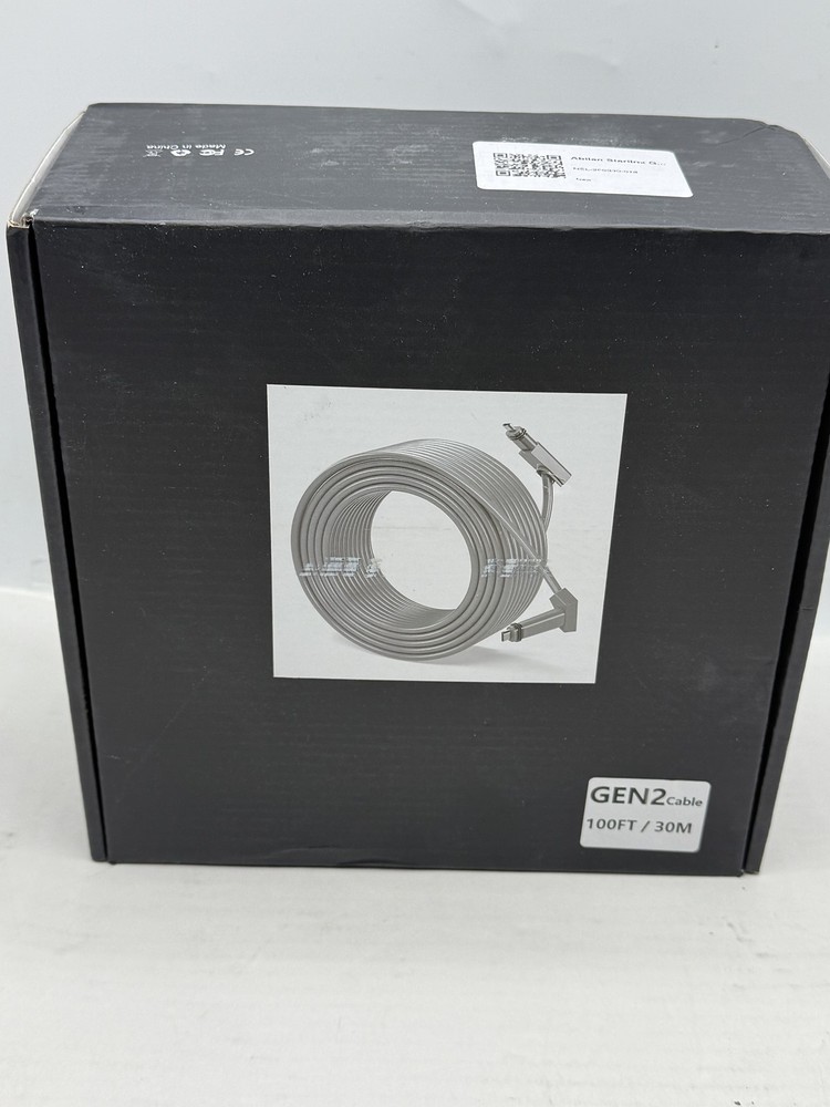 Ablian Starlink Gen 2 Cable 100FT, ONLY for Gen 2 Rectangular Dish, Waterproof