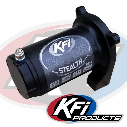 KFI REPLACEMENT WINCH MOTOR - MOTOR-35-BL - BLACK