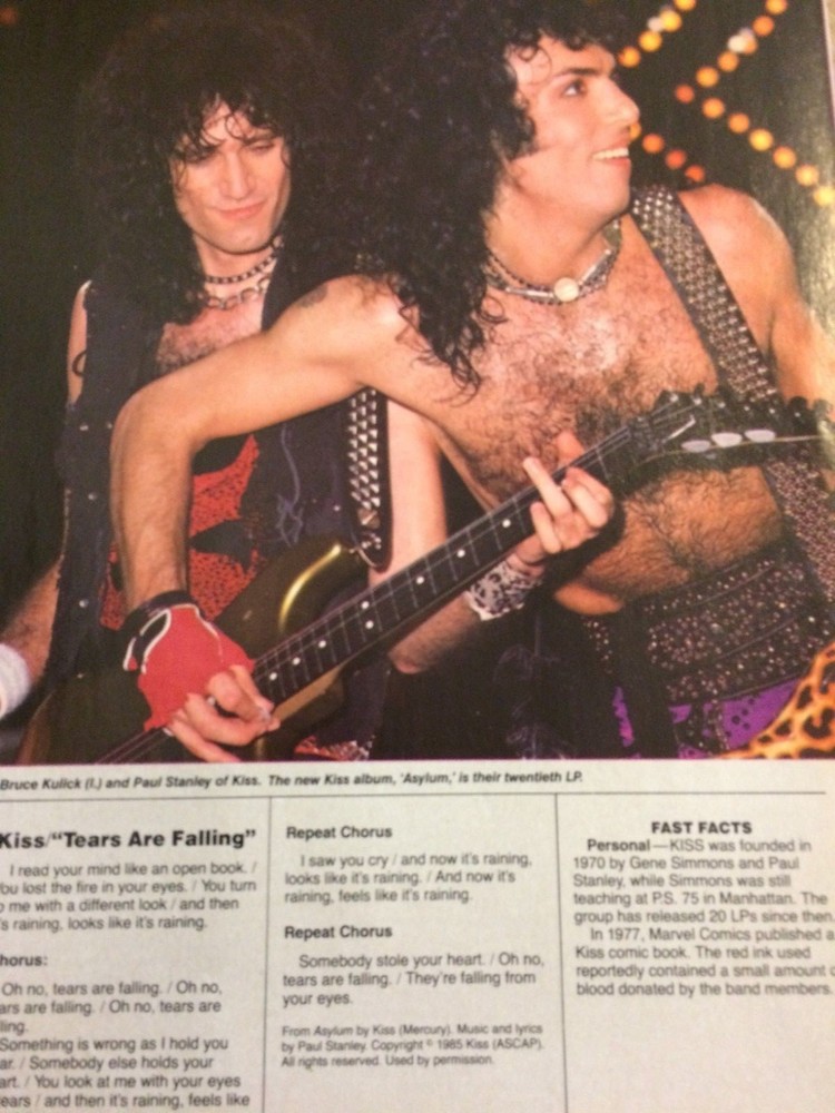 Kiss, Full Page Vintage Clipping