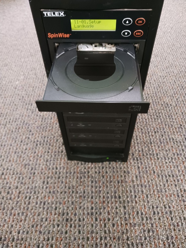 Telex SpinWise 7 Drive Bays CD duplicator 7-52H