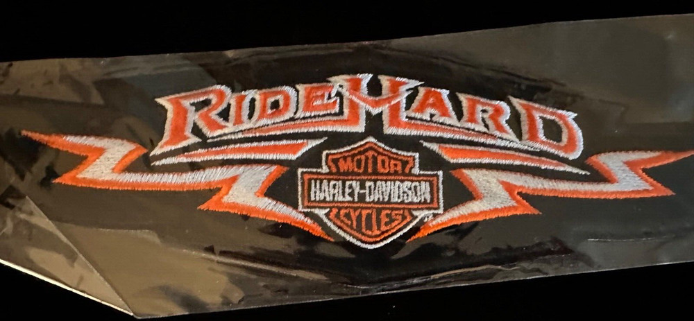 VINTAGE OFFICIAL LICENSED HARLEY-DAVIDSON PATCH--MED. SIZE