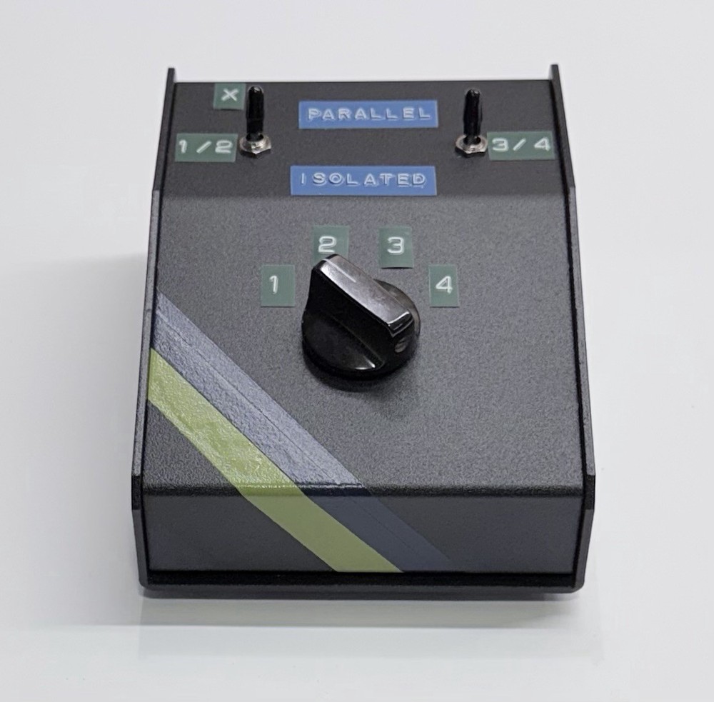 4x1 PARALLEL BLOCK - Guitar Amp Speaker Selector/Combiner - Black, Custom Orders