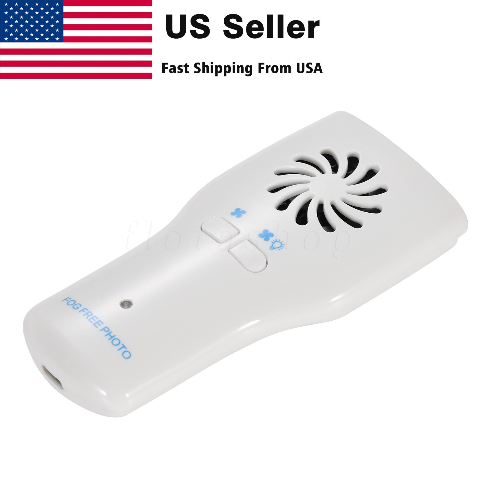 LED Dental Anti-Fog Mirrors Set Fog Free Intraoral Photography Stainless Steel