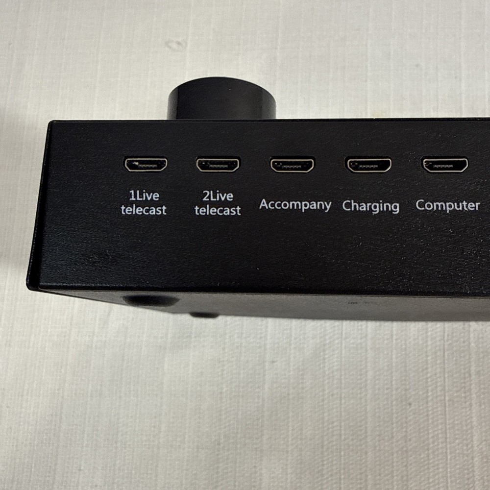 Vocal Processor Clear Mics Input Headphone For Live Broadcasting