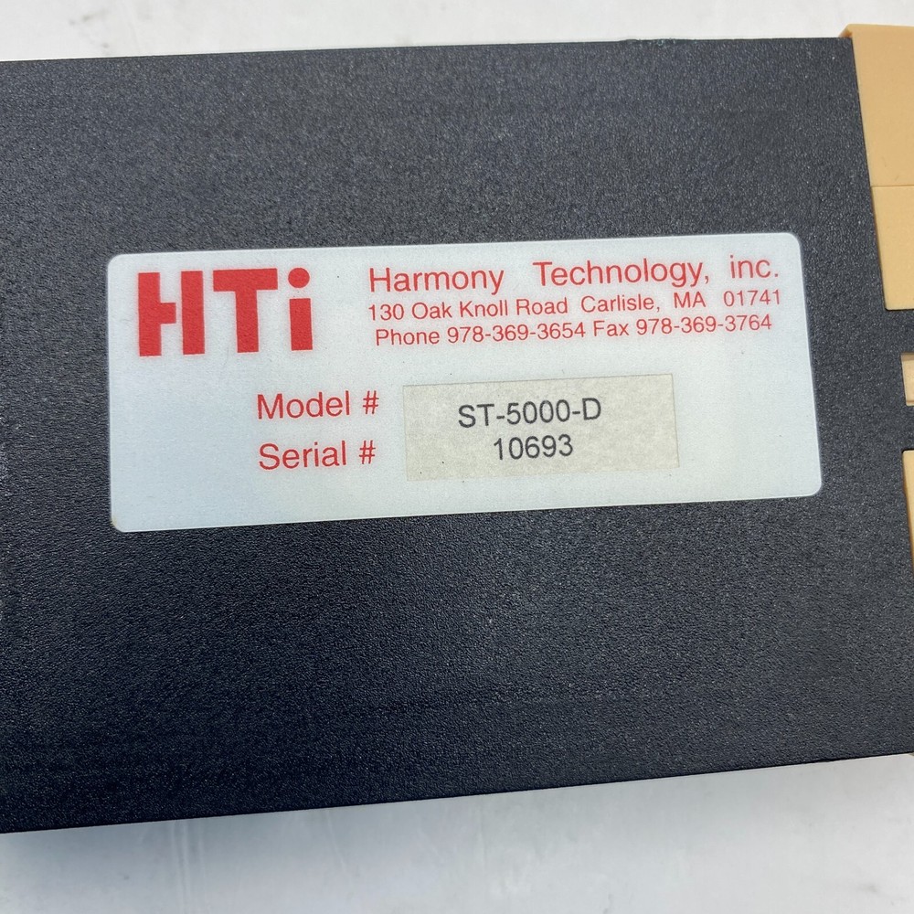 HARMONY TECHNOLOGY MODEL ST-5000-D CONTACTOR TRANSMITTER RELAY HTi ST5000D🎯