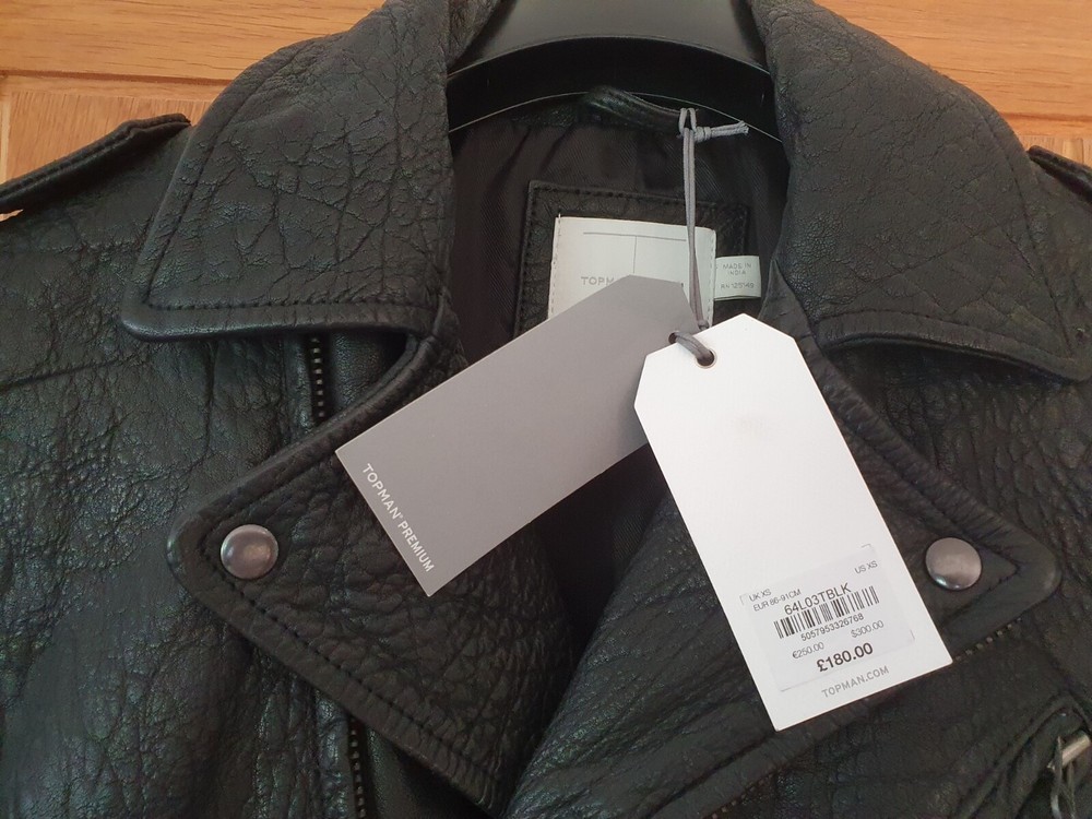 biker buffalo leather jacket