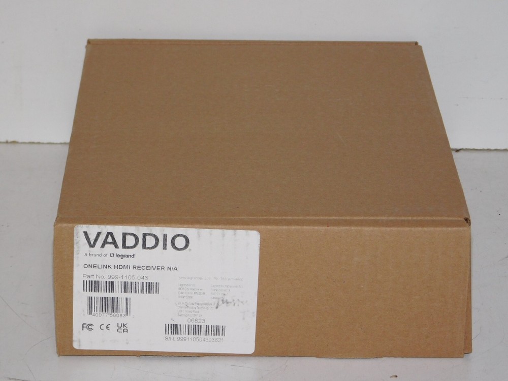 New Vaddio 999-1105-043 OneLINK HDMI Interface Receiver HDBaseT Camera System