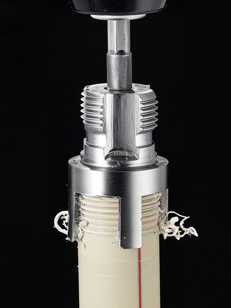 Integrated Internal & External Pipe Threading-Tool, PVC Pipe Threader Kit-NEW