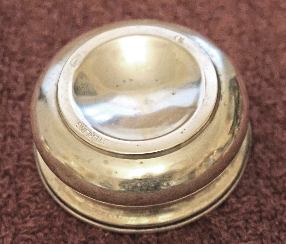 2 Antique Watson Sterling Silver Open Salt Cellars 24g