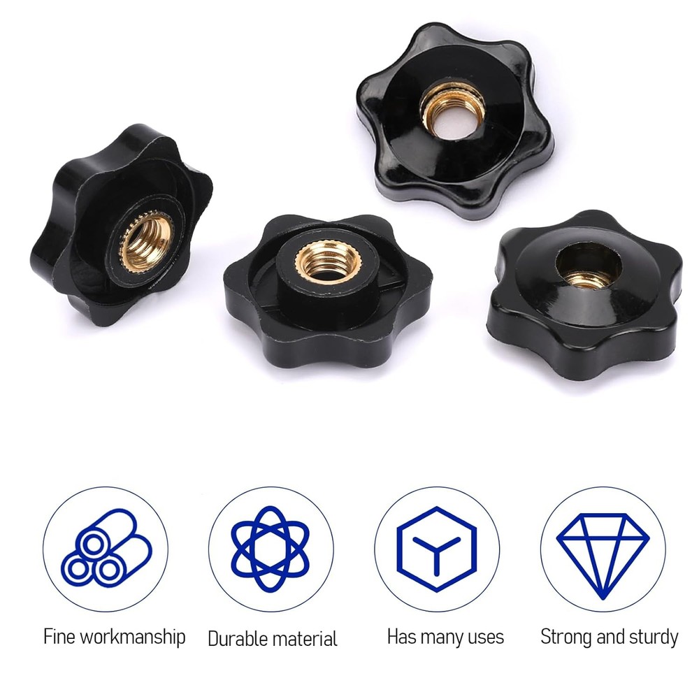 1 4 20 Female Threaded Knobs 20 Pack