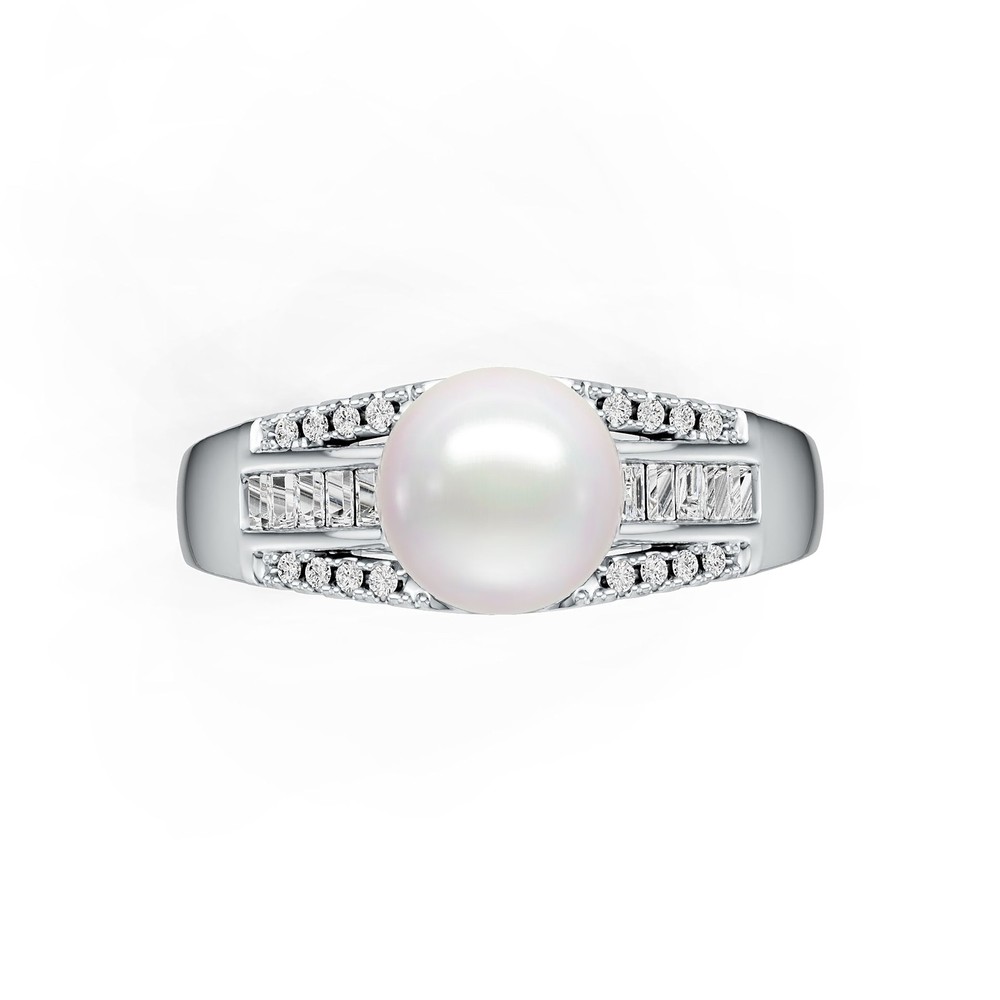 Sterling Silver Semi Mount Ring Setting Round RD 8x8mm