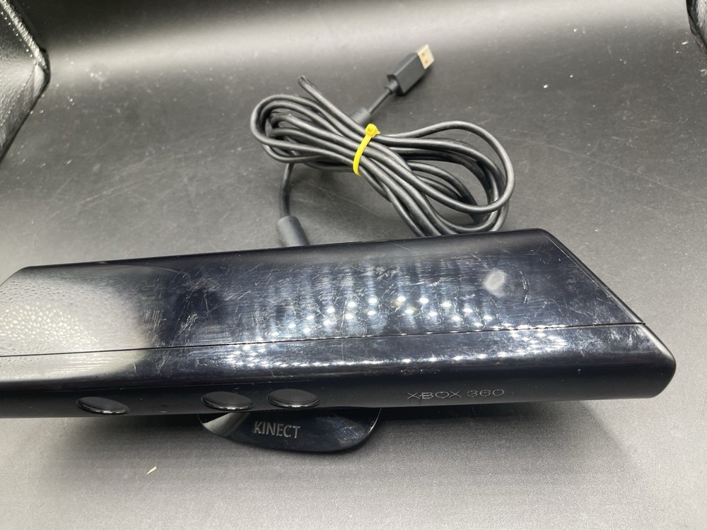 Microsoft Xbox 360 Kinect Sensor Camera Black Tested & Working