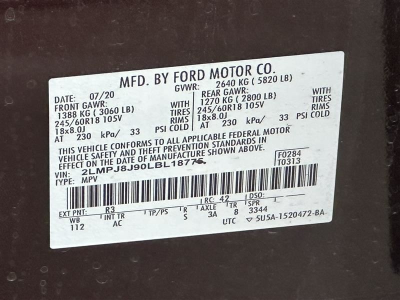 Camera/Projector Radar Unit Rear Fits 19-24 EDGE 2652029