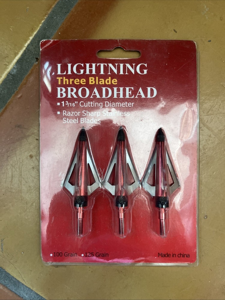 Lightening Three Blade Broadhead